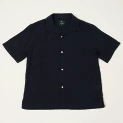 Knickerbocker Oliviera Breeze Weave Shirt - Dark Navy