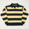 Knickerbocker Rugby Polo Sweatshirt - Navy/Yellow -Hartford Sale Store KNICKERBOCKER RUGBYPOLOSWEAT 1