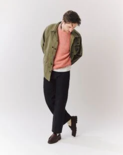 Buzz Rickson's M-1944 Herringbone Utility Jacket - Olive -Hartford Sale Store KNITWEARLOOK801copy