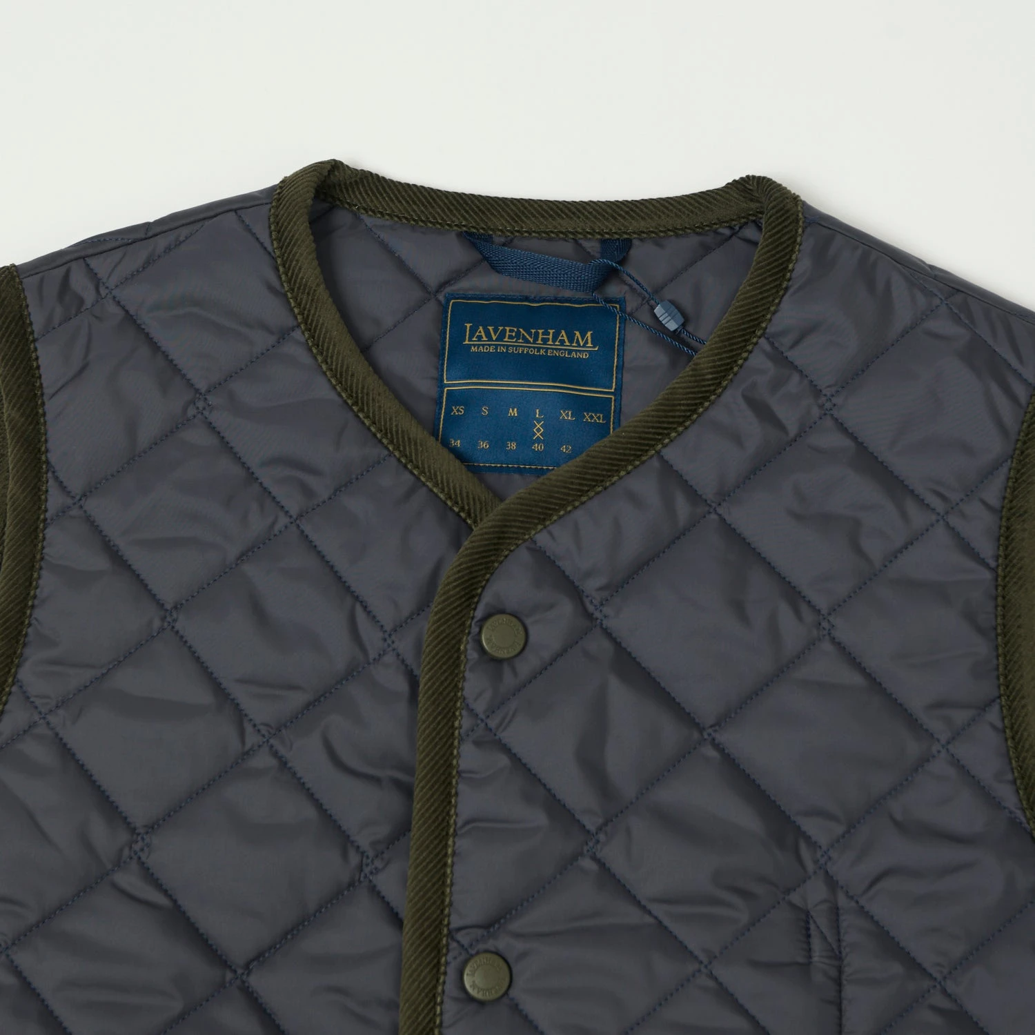 Lavenham Thornham Gilet - Navy 4 Lavenham Thornham Gilet - Navy - Image 2