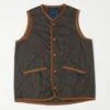Lavenham Thornham Gilet - Dark Chocolate -Hartford Sale Store LAVENHAM THORNMAN LV60123 PLAIN CHOCOLATE.NEF4