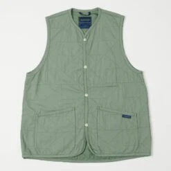 Lavenham Unwadded Worker Thornham Gilet - Leaf Green