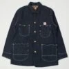 Lee Archives 30s 'Loco' Denim Coverall Jacket - Raw -Hartford Sale Store LEEARCHIVES 30SLOCOJACKET INDIGO