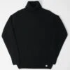 Merz B. Schwanen LOCT01 Turtleneck Knit Pullover - Deep Black 1 Merz B. Schwanen LOCT01 Turtleneck Knit Pullover - Deep Black -Hartford Sale Store LOCT01KNITROLLNECK BLACK