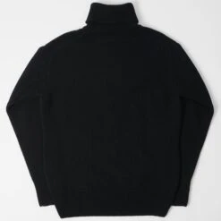 Merz B. Schwanen LOCT01 Turtleneck Knit Pullover - Deep Black -Hartford Sale Store LOCT01KNITROLLNECK BLACK1