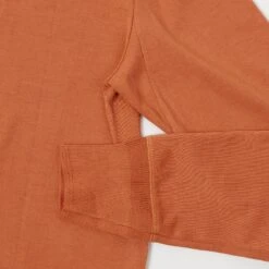 Merz B. Schwanen 206 Long Sleeve Henley - Sunset -Hartford Sale Store MERZB.SCHWANEN 206302LSHENLEY ORANGE3