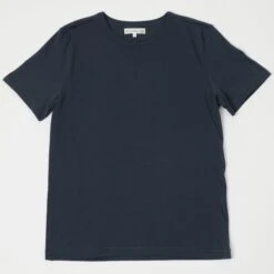 Merz B. Schwanen 214 Crew Neck Tee - Navy