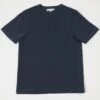 Merz B. Schwanen 2S14 Heavy Crew Neck Tee - Navy