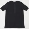 Merz B. Schwanen 103 Short Sleeve Henley - Charcoal