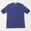 Merz B. Schwanen 103 Short Sleeve Henley - Pacific -Hartford Sale Store MERZBSCHWANEN 103TEE PACIFIC