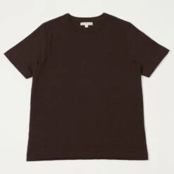 Merz B. Schwanen 2S14 Heavy Crew Neck Tee - Coffee