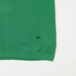 Merz B. Schwanen KPLP02 Plant Based Knitted Polo Shirt - Grass -Hartford Sale Store MERZBSCHWANEN 17