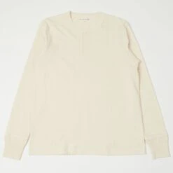 Merz B. Schwanen 204 Long Sleeve Henley - Nature