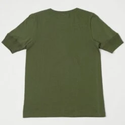 Merz B. Schwanen 207 Short Sleeve Henley - Army Green 9 Merz B. Schwanen 207 Short Sleeve Henley - Army Green -Hartford Sale Store MERZBSCHWANEN 207SSHENLEY ARMYGREEN1