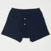Merz B. Schwanen 255 Button Fly Boxer - Ink Blue