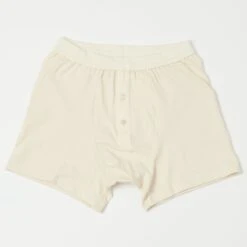 Merz B. Schwanen 255 Button Fly Boxer - Nature