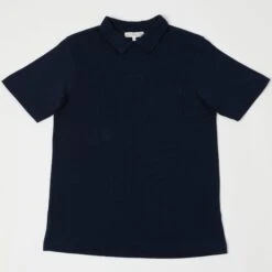 Merz B. Schwanen 2PKPL Pocket Polo Shirt - Ink Blue