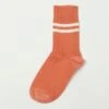 Merz B. Schwanen B75 Stripe Socks - Sun/White
