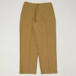 Merz B. Schwanen CHINO01 Organic Cotton Twill Chinos - Khaki
