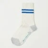 Merz B. Schwanen GS05 Stripe Socks - Nature/Swan Blue -Hartford Sale Store MERZBSCHWANEN GS05SOCKS NATURESWANBLUE