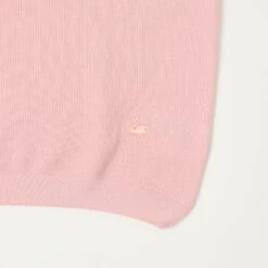 Merz B. Schwanen KPLP02 Plant Based Knitted Polo Shirt - Dusted Pink -Hartford Sale Store MERZBSCHWANEN KPLP02KNITTEDPOLO 5