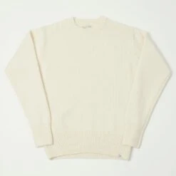 Merz B. Schwanen LOCC01 Knit Crew Neck Pullover - Nature