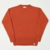Merz B. Schwanen LOCC01 Knit Crew Neck Pullover - Rust -Hartford Sale Store MERZBSCHWANEN LOCC01CREWNECK RUST