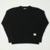 Merz B. Schwanen LOCC02 Ribbed Knit Crew Neck Pullover - Deep Black -Hartford Sale Store MERZBSCHWANEN LOCC02CREWNECK DEEPBLACK