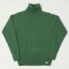 Merz B. Schwanen LOCT01 Turtleneck Knit Pullover - Moss Green