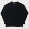 Merz B. Schwanen MWCC01 Ribbed Merino Pullover - Dark Navy