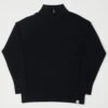 Merz B. Schwanen MWZP04 Zip Front Knit Pullover - Dark Navy -Hartford Sale Store MERZBSCHWANEN MWZP04ZIPPULLOVER DARKNAVY