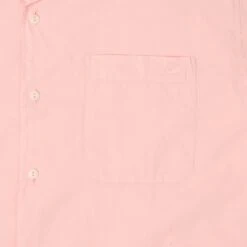 Merz B. Schwanen SHIRT09LP Organic Cotton Poplin Short Sleeve Shirt - Faded Peach -Hartford Sale Store MERZBSCHWANEN POPLINSSSHIRT 9