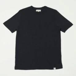 Merz B. Schwanen SCT04 Pima Slub Cotton Tee - Dark Navy
