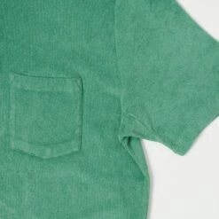 Merz B. Schwanen TPLP02 Plant Based Terry Polo Shirt - Grass -Hartford Sale Store MERZBSCHWANEN TPLP02.46.5GRASS4