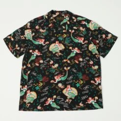 Micky Oye 'Mermaids' Aloha Shirt - Black