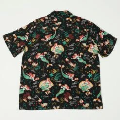 Micky Oye 'Mermaids' Aloha Shirt - Black -Hartford Sale Store MICKYOYE ALOHASHIRT MERMAID1