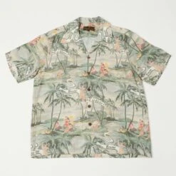 Micky Oye 'Land Of Aloha' Aloha Shirt - Shadow