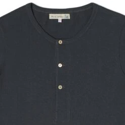 Merz B. Schwanen 204 Button Facing Tee - Navy -Hartford Sale Store Merzb.Schwanen204ButtonFacingTee Navy 1550 3173f41a db9d 4455 b9fb b8b6fdd9ee14