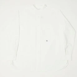 Nanamica 'Band Collar' Wind Shirt - Off White