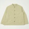 Nanamica 'Band Collar' Shirt Jacket - Light Green -Hartford Sale Store NANAMICA 3