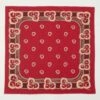 One Ear Brand X Ooe Yofukuten 'Eccosaise' Bandana - Red -Hartford Sale Store ONEEARBRAND 4
