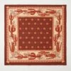 One Ear Brand 'Hikuri' (Cactus) Bandana - Gingerbread -Hartford Sale Store ONEEAR CACTUSBANDANA BROWNORANGE