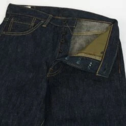 ONI 299 Green Cast Kihannen 16oz Loose Straight Jean - Raw -Hartford Sale Store ONI299GreenCastKihannen16ozJeans 7932