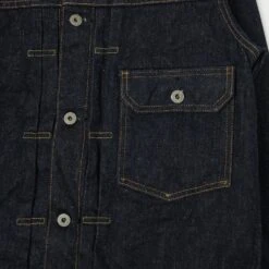 ONI 01507-NI 16.5oz Natural Indigo Type-I Denim Jacket - One Wash -Hartford Sale Store ONI 01507 NITYPEIJACKET INDIGO4