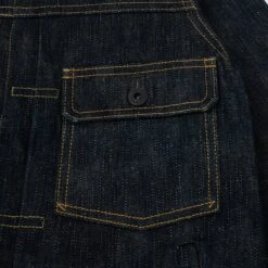 ONI 02516P-GCKHN Green Cast Kihannen Type II Denim Jacket -Hartford Sale Store ONI 02516PGCKHNGREENCASTKIHANNENDENIMJACKET INDIGO3