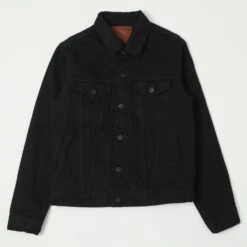 ONI 02527P-ZR-BKBK Secret Denim Type III Denim Jacket - Black One Wash