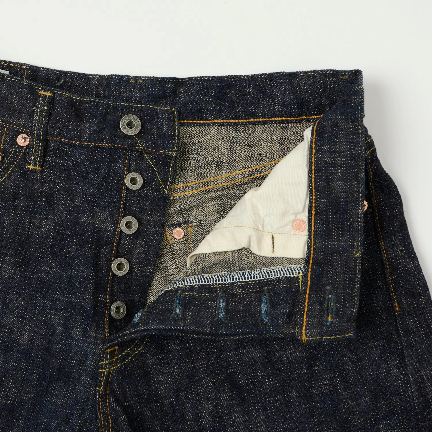 ONI 246-Kasuri 17oz Relaxed Tapered Jean - One Wash 7 ONI 246-Kasuri 17oz Relaxed Tapered Jean - One Wash - Image 5