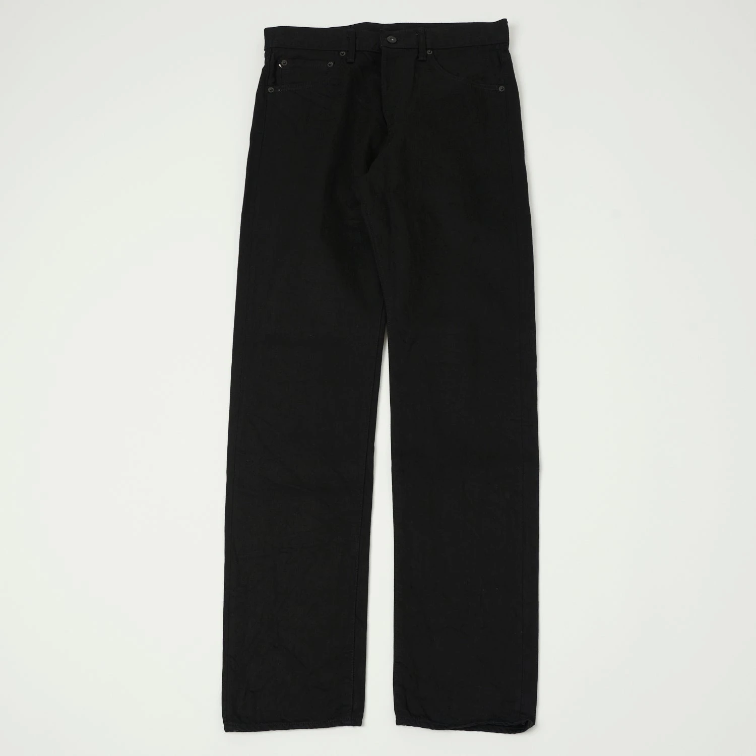 ONI 286-13BK 13oz Regular Straight Jean - Black One Wash 3 ONI 286-13BK 13oz Regular Straight Jean - Black One Wash