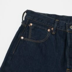 ONI 510SHM 'Kiwami' Semi Hand Made 16oz Natural Indigo Slim Straight Jean - Dark Wash -Hartford Sale Store ONI 510SHMKIWAMIJEANS INDIGO4