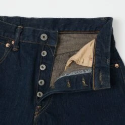 ONI 510SHM 'Kiwami' Semi Hand Made 16oz Natural Indigo Slim Straight Jean - Dark Wash -Hartford Sale Store ONI 510SHMKIWAMIJEANS INDIGO5